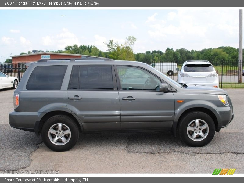 Nimbus Gray Metallic / Gray 2007 Honda Pilot EX-L