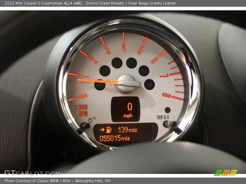Oxford Green Metallic / Polar Beige Gravity Leather 2013 Mini Cooper S Countryman ALL4 AWD