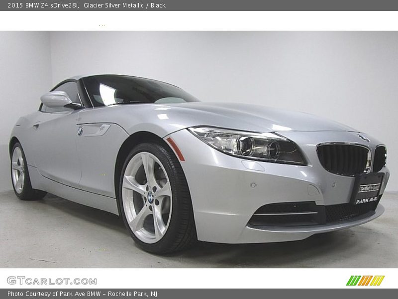 Glacier Silver Metallic / Black 2015 BMW Z4 sDrive28i