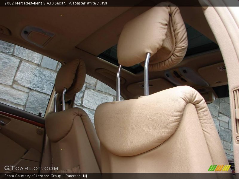 Alabaster White / Java 2002 Mercedes-Benz S 430 Sedan