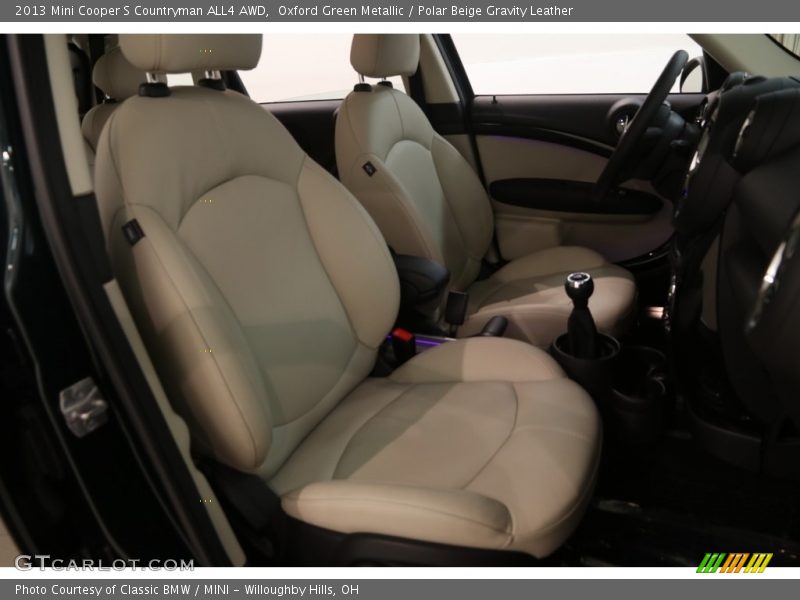 Oxford Green Metallic / Polar Beige Gravity Leather 2013 Mini Cooper S Countryman ALL4 AWD