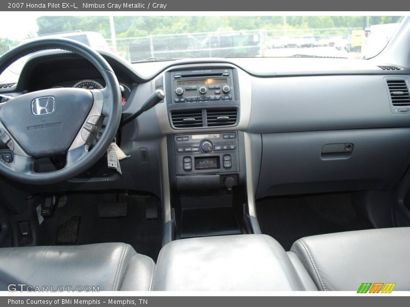 Nimbus Gray Metallic / Gray 2007 Honda Pilot EX-L