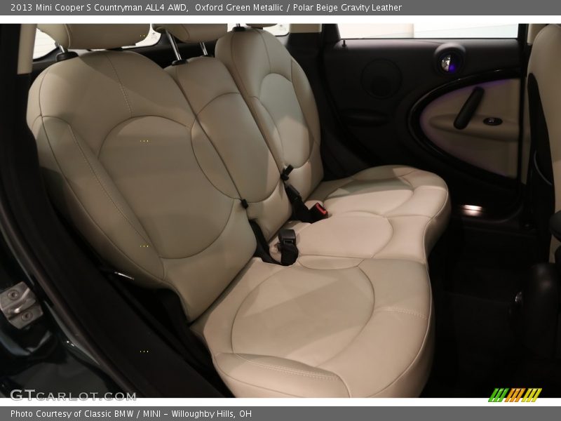Oxford Green Metallic / Polar Beige Gravity Leather 2013 Mini Cooper S Countryman ALL4 AWD