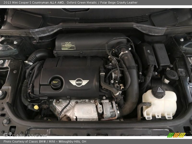 Oxford Green Metallic / Polar Beige Gravity Leather 2013 Mini Cooper S Countryman ALL4 AWD