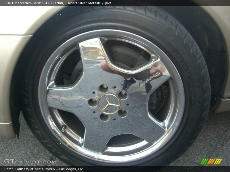Desert Silver Metallic / Java 2001 Mercedes-Benz S 430 Sedan