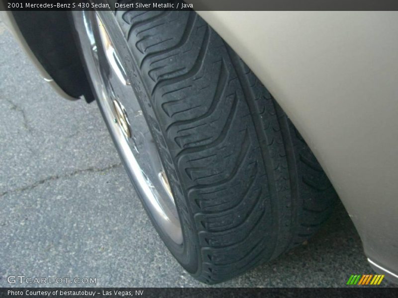 Desert Silver Metallic / Java 2001 Mercedes-Benz S 430 Sedan