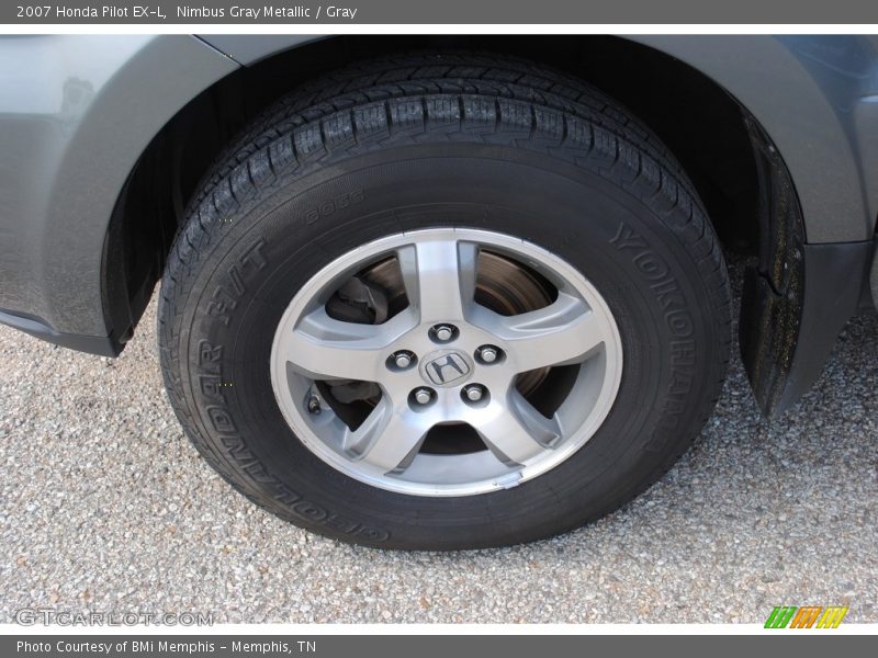 Nimbus Gray Metallic / Gray 2007 Honda Pilot EX-L