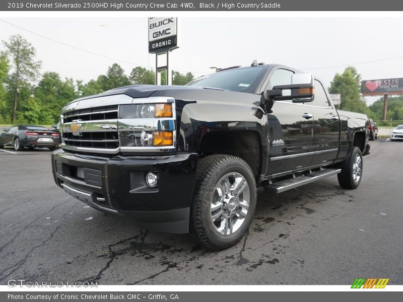 Black / High Country Saddle 2019 Chevrolet Silverado 2500HD High Country Crew Cab 4WD