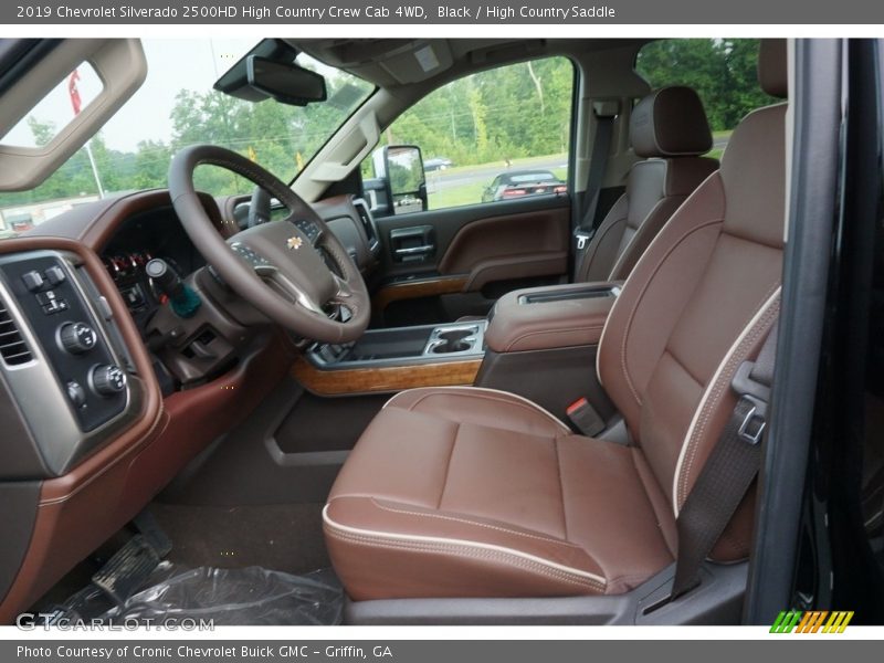  2019 Silverado 2500HD High Country Crew Cab 4WD High Country Saddle Interior