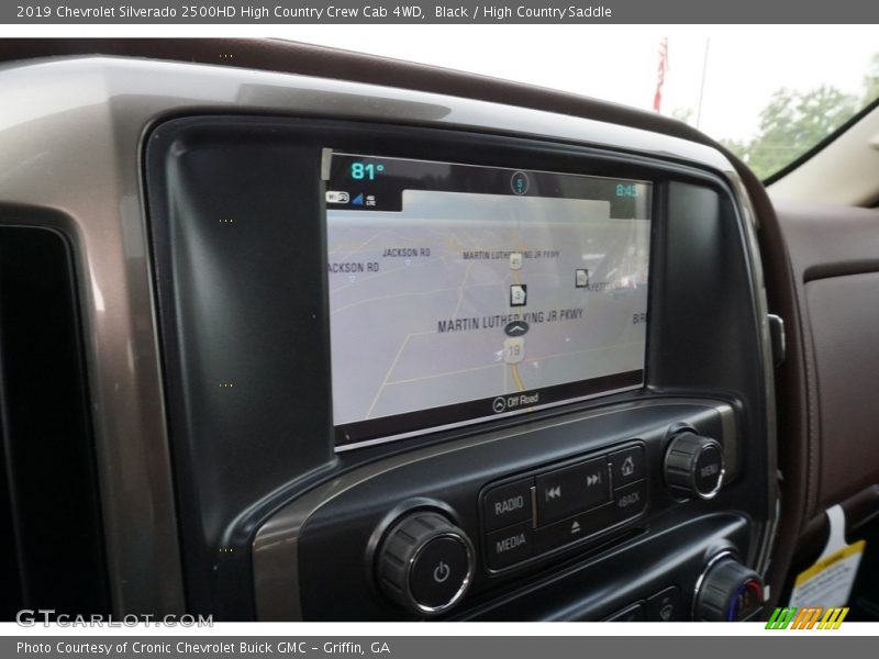 Navigation of 2019 Silverado 2500HD High Country Crew Cab 4WD