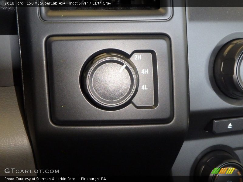 Ingot Silver / Earth Gray 2018 Ford F150 XL SuperCab 4x4