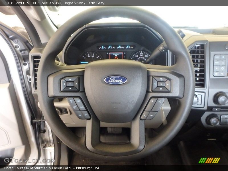 Ingot Silver / Earth Gray 2018 Ford F150 XL SuperCab 4x4