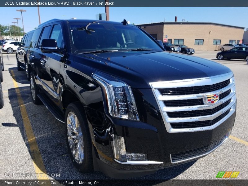 Black Raven / Jet Black 2018 Cadillac Escalade Luxury 4WD