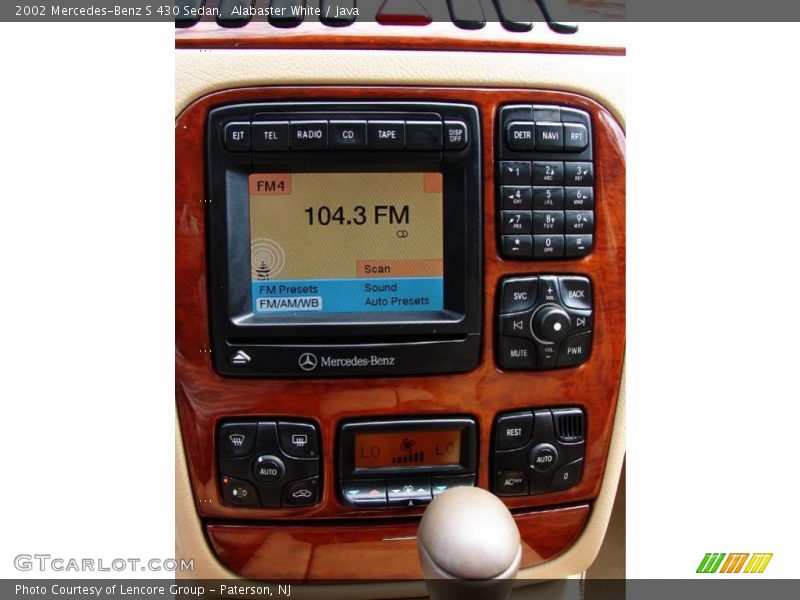 Alabaster White / Java 2002 Mercedes-Benz S 430 Sedan