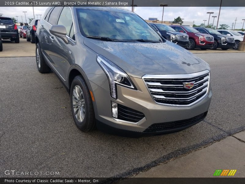 Bronze Dune Metallic / Sahara Beige 2019 Cadillac XT5 Luxury AWD