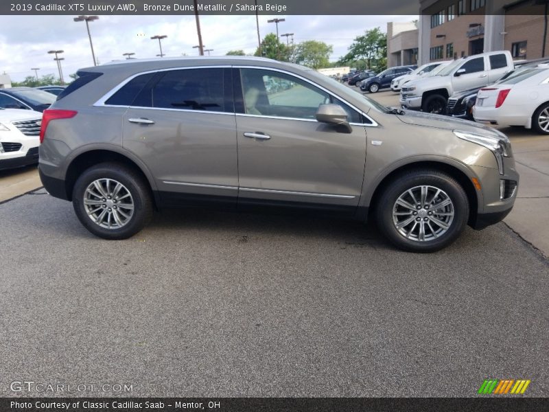 Bronze Dune Metallic / Sahara Beige 2019 Cadillac XT5 Luxury AWD