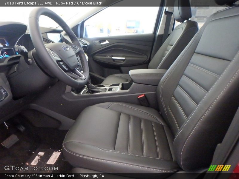 Ruby Red / Charcoal Black 2018 Ford Escape SEL 4WD