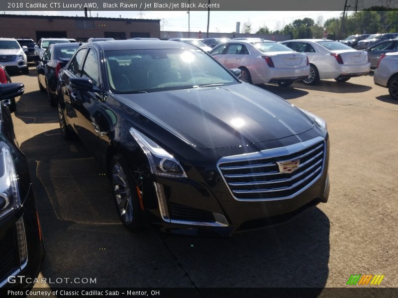 Black Raven / Jet Black/Jet Black Accents 2018 Cadillac CTS Luxury AWD