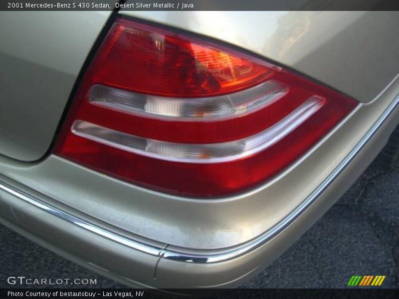 Desert Silver Metallic / Java 2001 Mercedes-Benz S 430 Sedan