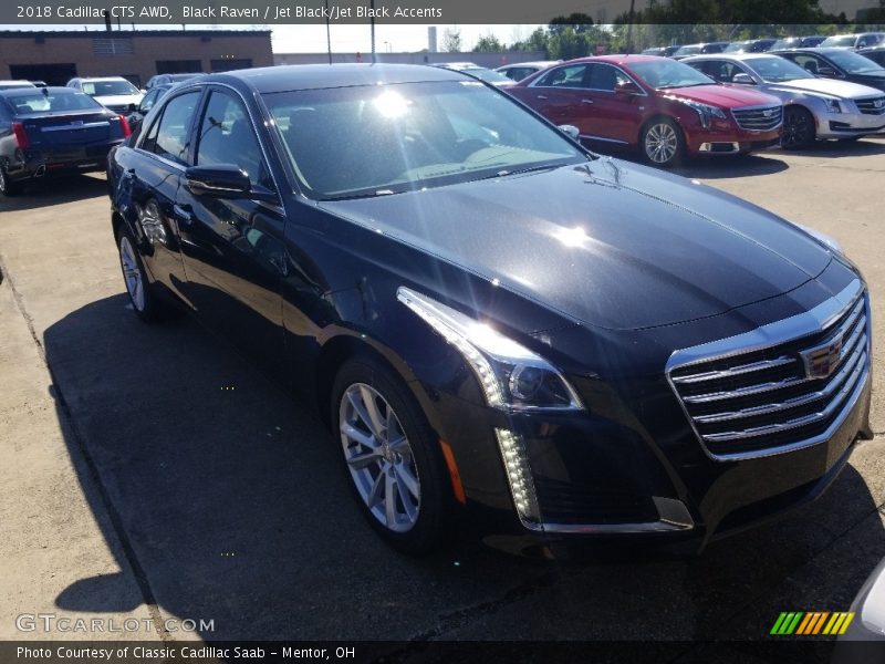 Black Raven / Jet Black/Jet Black Accents 2018 Cadillac CTS AWD