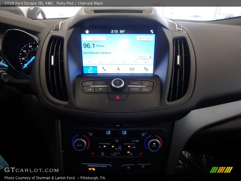 Ruby Red / Charcoal Black 2018 Ford Escape SEL 4WD