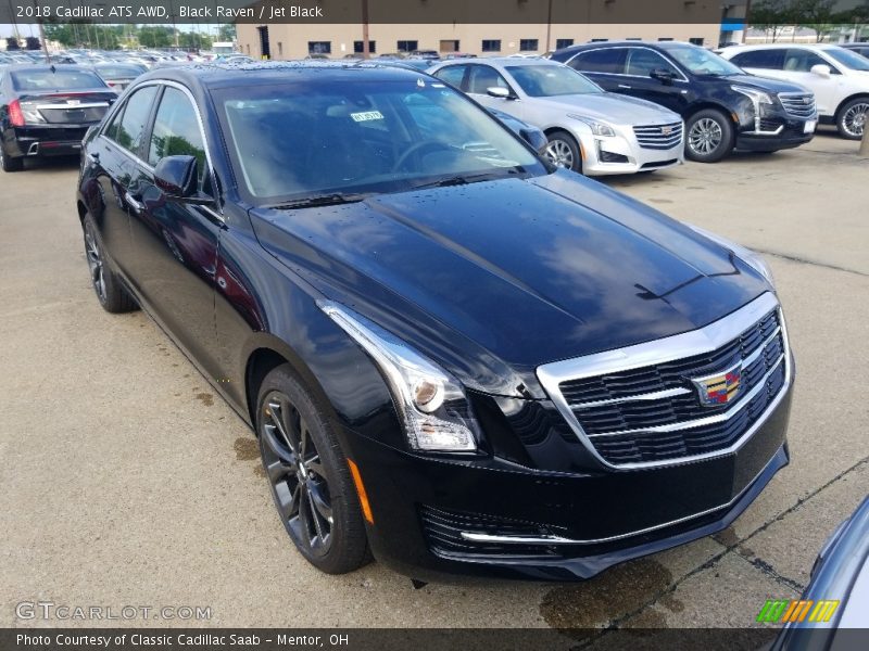 Black Raven / Jet Black 2018 Cadillac ATS AWD