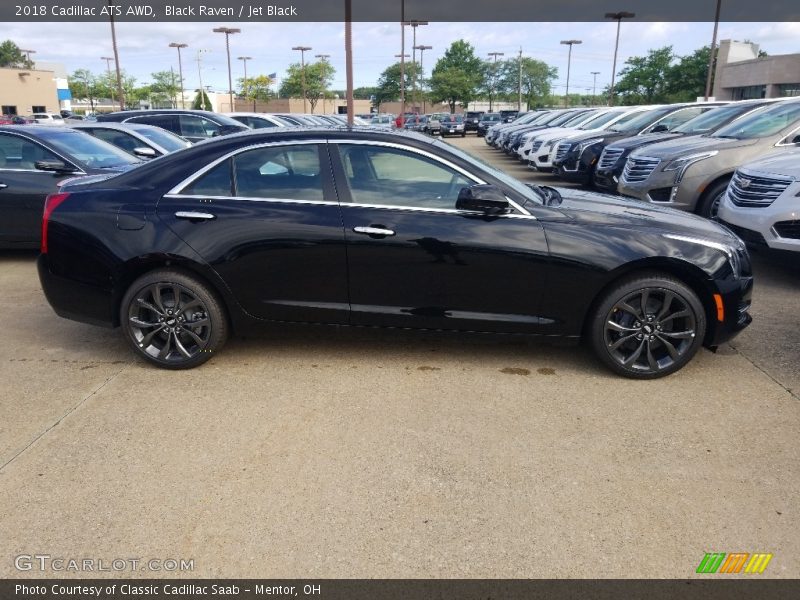 Black Raven / Jet Black 2018 Cadillac ATS AWD