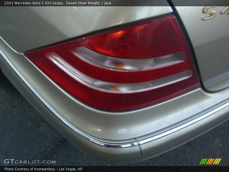 Desert Silver Metallic / Java 2001 Mercedes-Benz S 430 Sedan