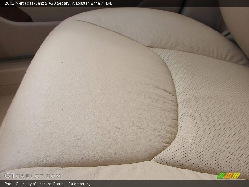 Alabaster White / Java 2002 Mercedes-Benz S 430 Sedan