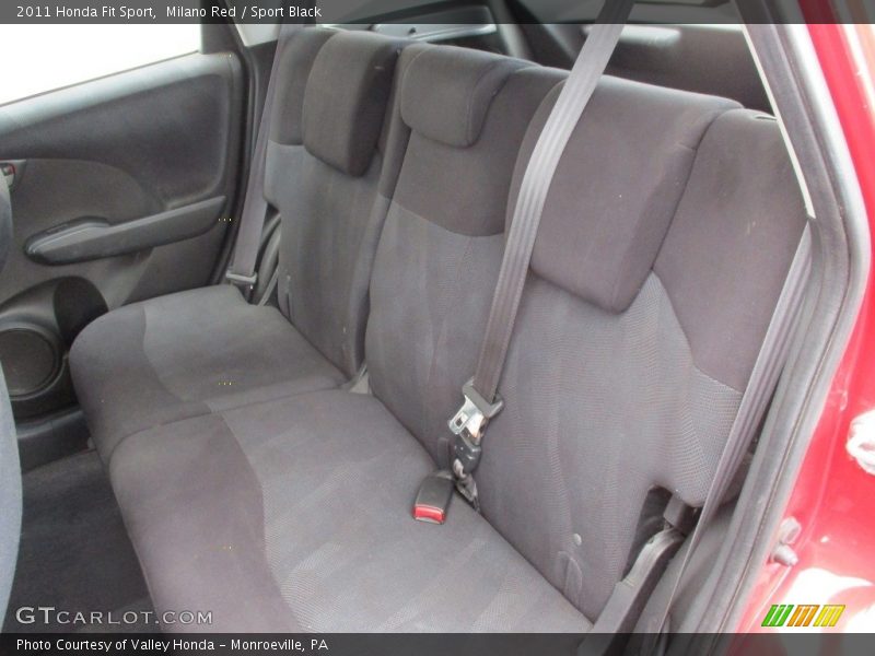 Milano Red / Sport Black 2011 Honda Fit Sport