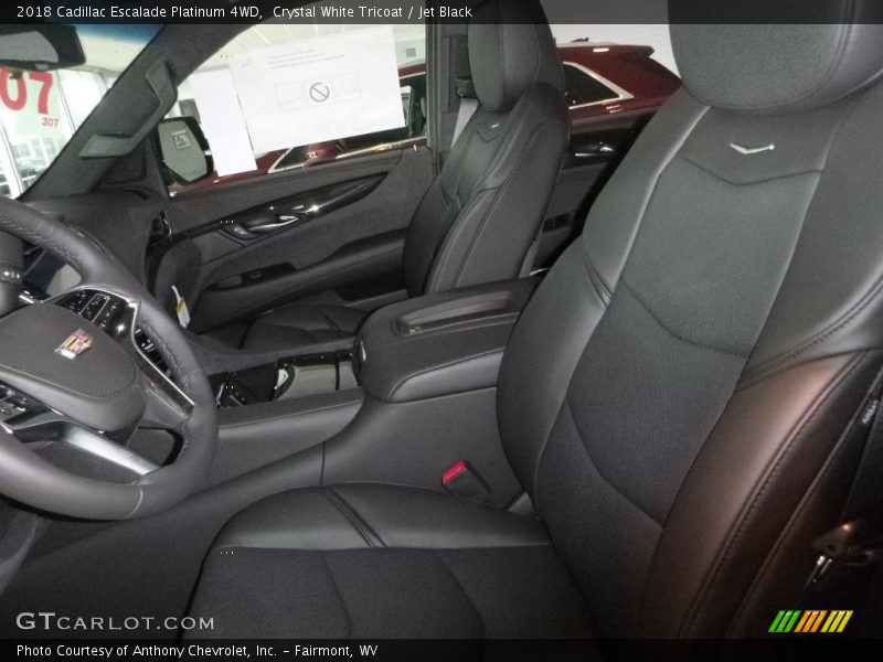 Crystal White Tricoat / Jet Black 2018 Cadillac Escalade Platinum 4WD