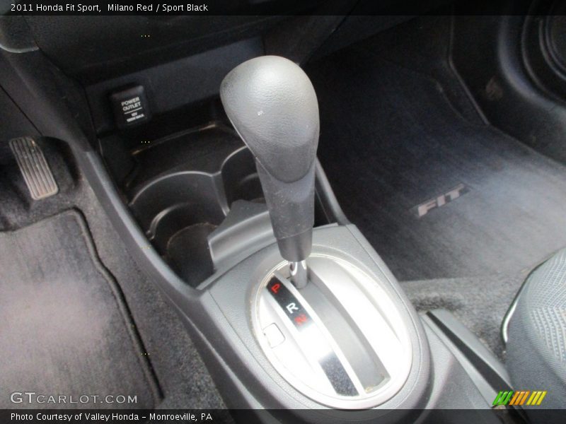 Milano Red / Sport Black 2011 Honda Fit Sport
