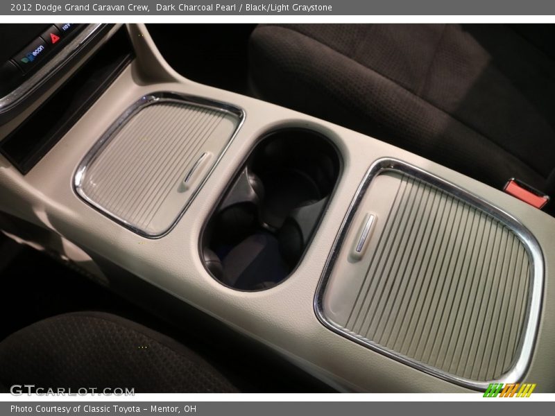 Dark Charcoal Pearl / Black/Light Graystone 2012 Dodge Grand Caravan Crew