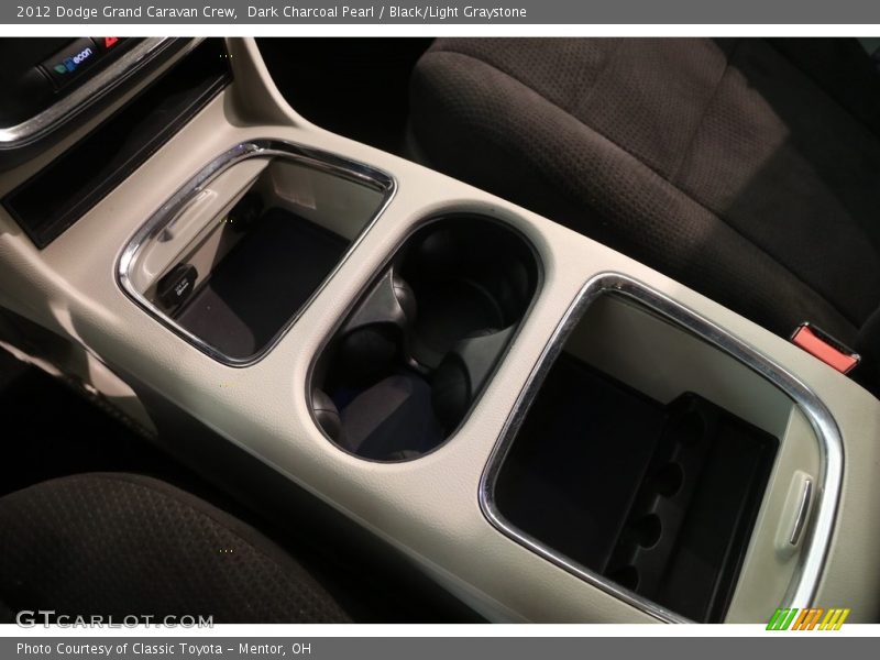 Dark Charcoal Pearl / Black/Light Graystone 2012 Dodge Grand Caravan Crew