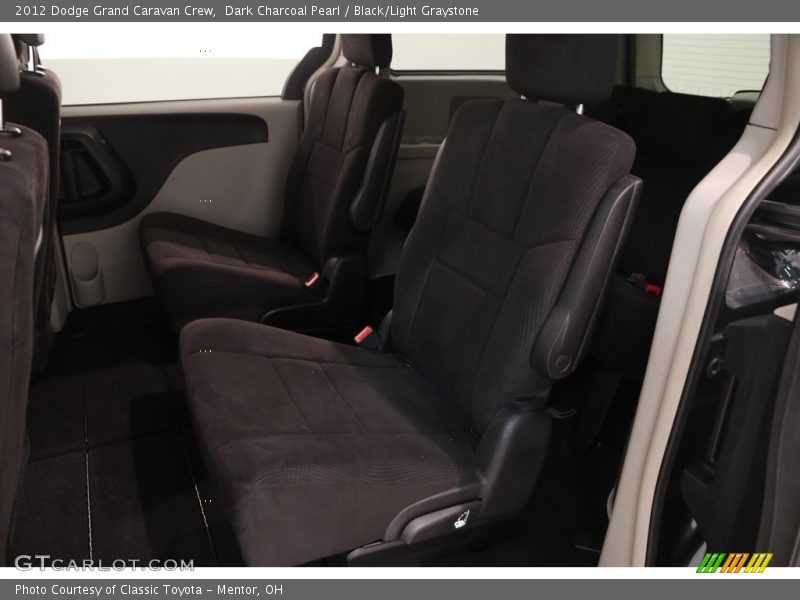 Dark Charcoal Pearl / Black/Light Graystone 2012 Dodge Grand Caravan Crew