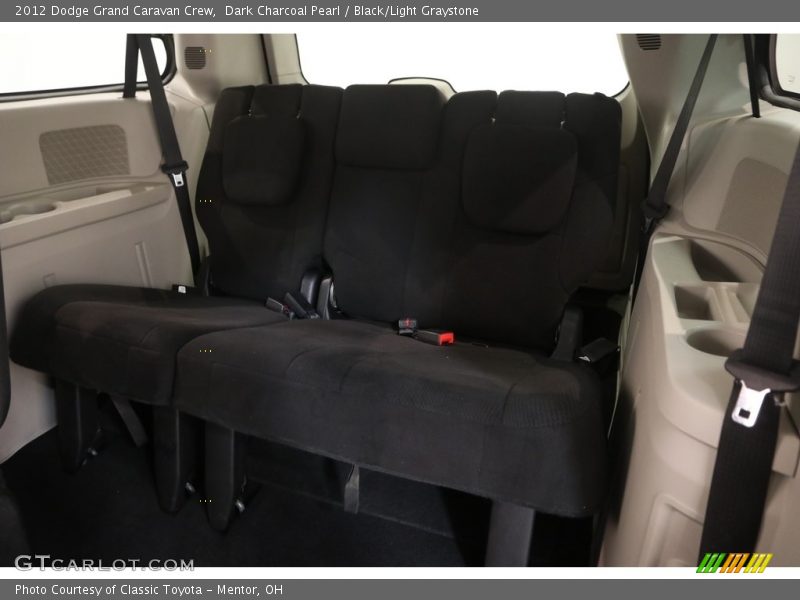 Dark Charcoal Pearl / Black/Light Graystone 2012 Dodge Grand Caravan Crew