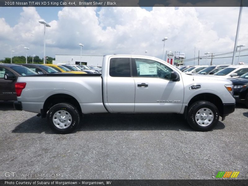 Brilliant Silver / Black 2018 Nissan TITAN XD S King Cab 4x4