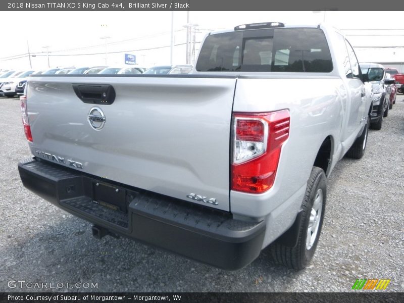 Brilliant Silver / Black 2018 Nissan TITAN XD S King Cab 4x4
