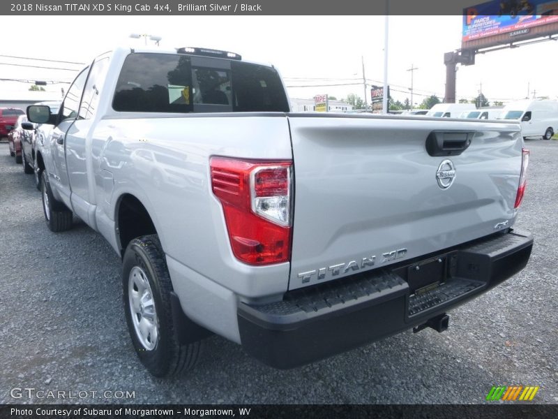 Brilliant Silver / Black 2018 Nissan TITAN XD S King Cab 4x4