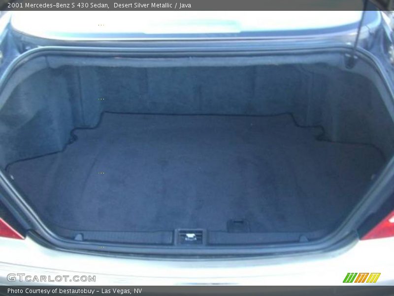 Desert Silver Metallic / Java 2001 Mercedes-Benz S 430 Sedan