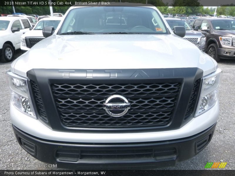 Brilliant Silver / Black 2018 Nissan TITAN XD S King Cab 4x4