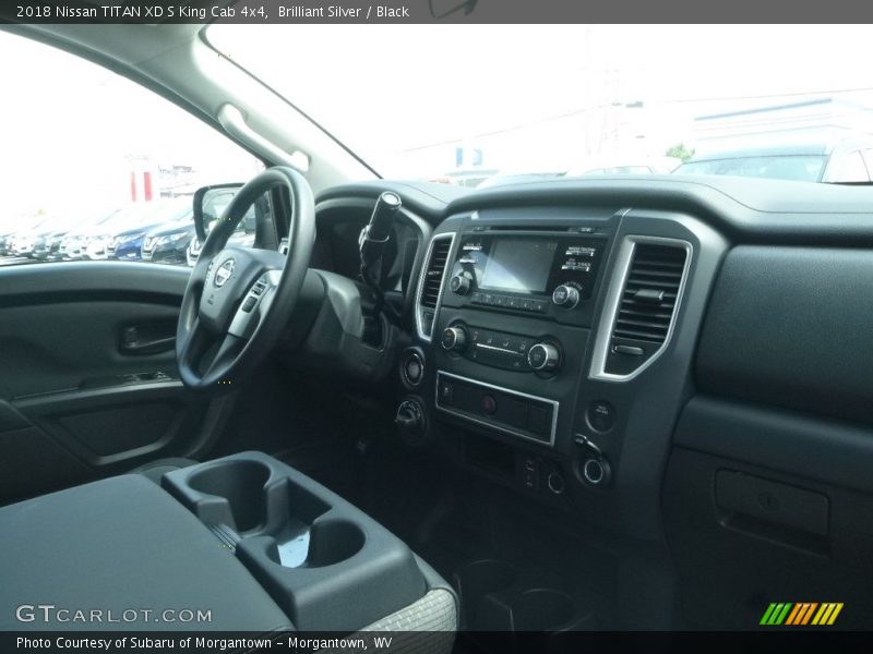 Brilliant Silver / Black 2018 Nissan TITAN XD S King Cab 4x4