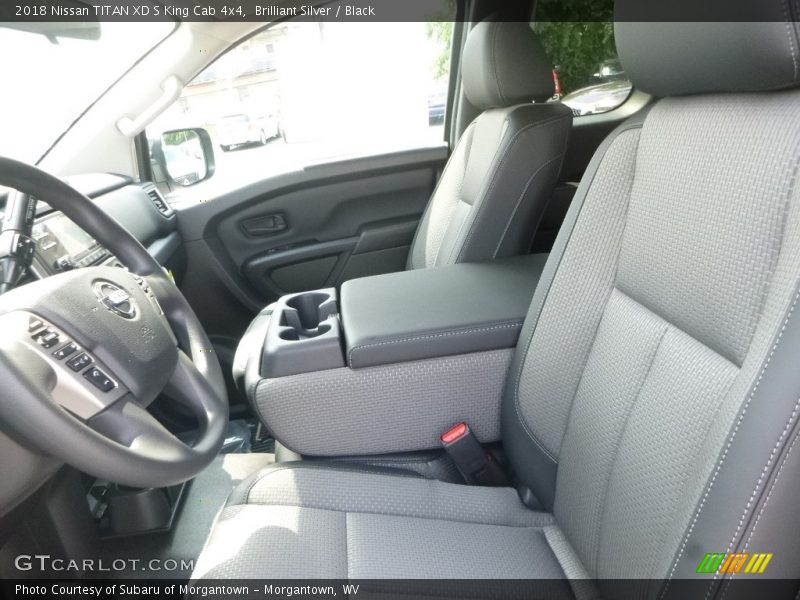 Brilliant Silver / Black 2018 Nissan TITAN XD S King Cab 4x4