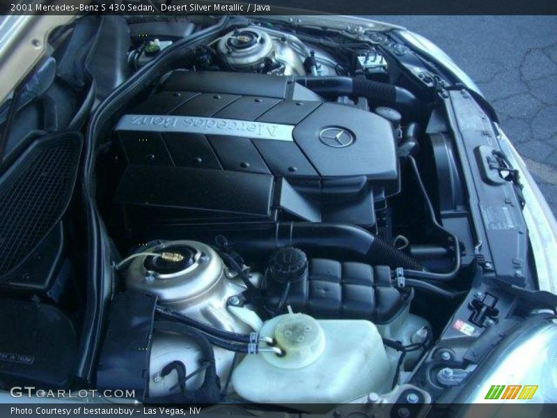 Desert Silver Metallic / Java 2001 Mercedes-Benz S 430 Sedan