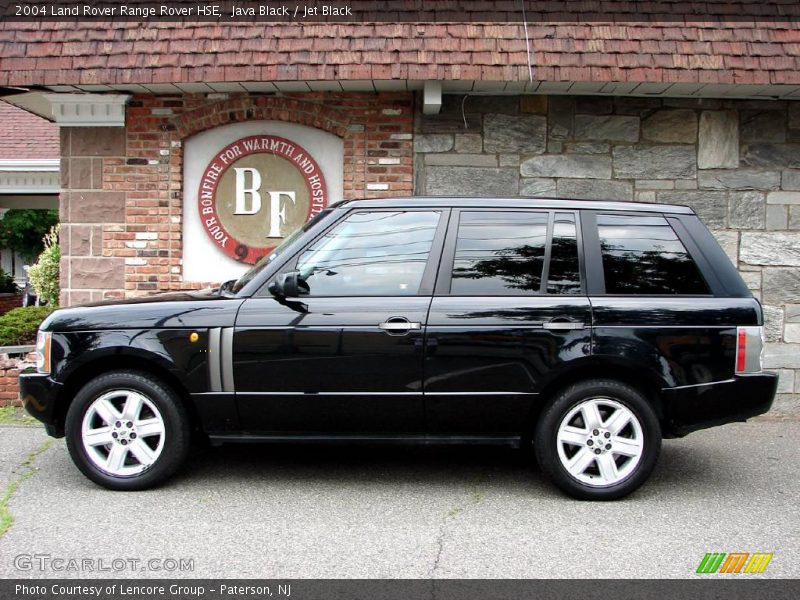 Java Black / Jet Black 2004 Land Rover Range Rover HSE