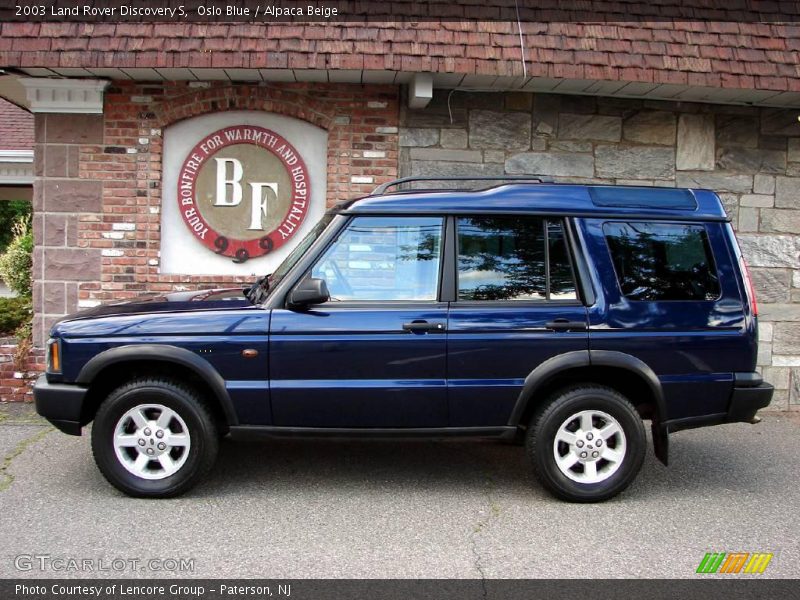 Oslo Blue / Alpaca Beige 2003 Land Rover Discovery S