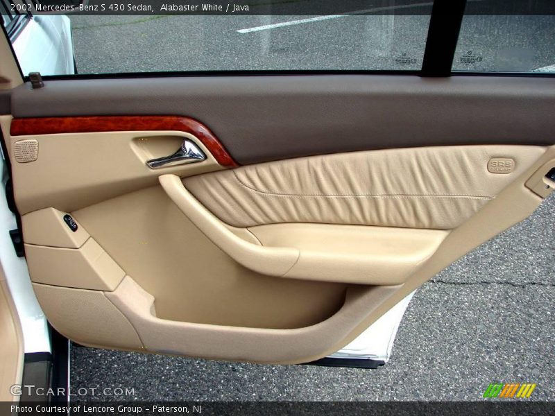 Alabaster White / Java 2002 Mercedes-Benz S 430 Sedan