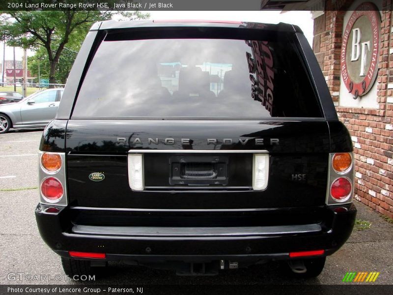 Java Black / Jet Black 2004 Land Rover Range Rover HSE
