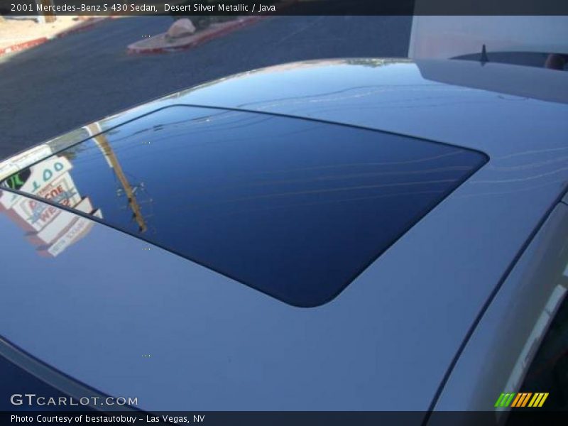 Desert Silver Metallic / Java 2001 Mercedes-Benz S 430 Sedan