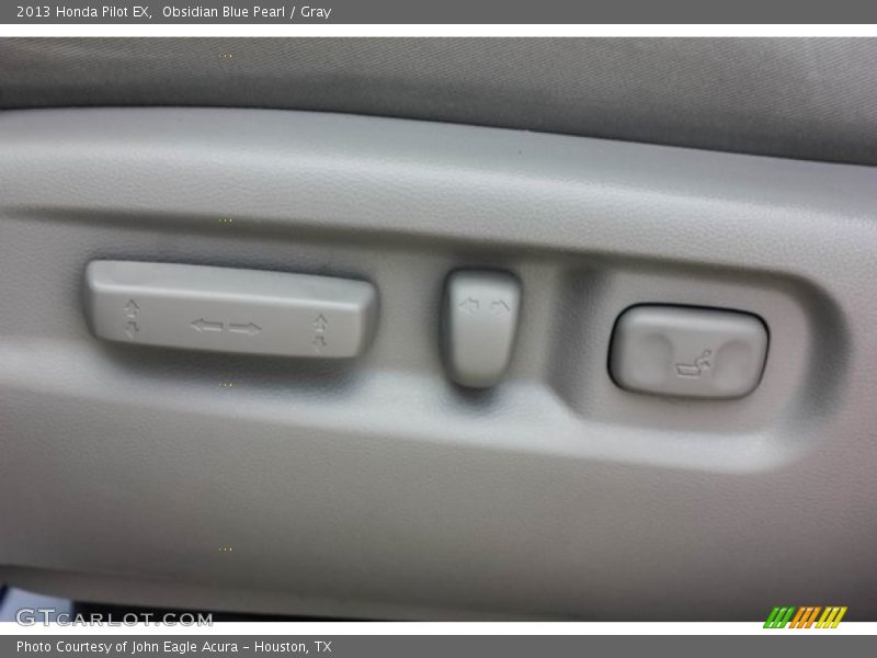 Obsidian Blue Pearl / Gray 2013 Honda Pilot EX